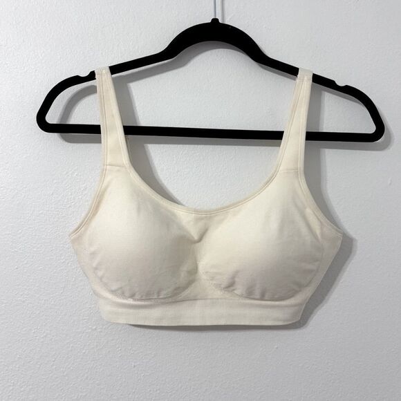 Truekind Daily Comfort Cream Wireless Shaper Bra Med T-shirt Supportive - Picture 1 of 9